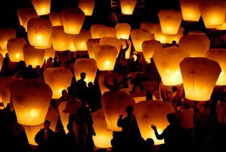 Prayer lanterns on sale