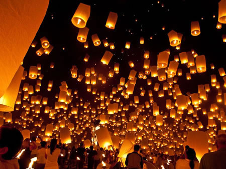 prayer lanterns